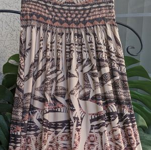 Strapless summer dress